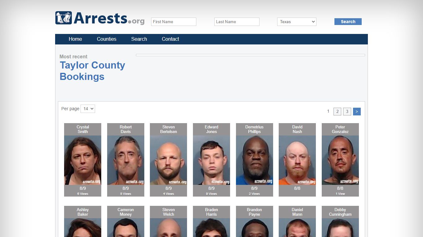 Taylor County Arrests and Inmate Search